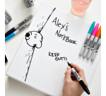 Marqueur permanent Sharpie pointe 1,5 à 3 mm - Pochette de 12