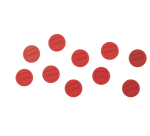 Magneet Nobo 13mm rood 10 stuks