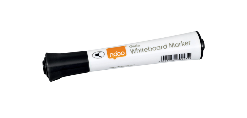 Nobo Whiteboard-Marker Glide keilförmig 2mm schwarz