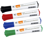 Whiteboardmarker Nobo Glide rond assorti 2mm 10st