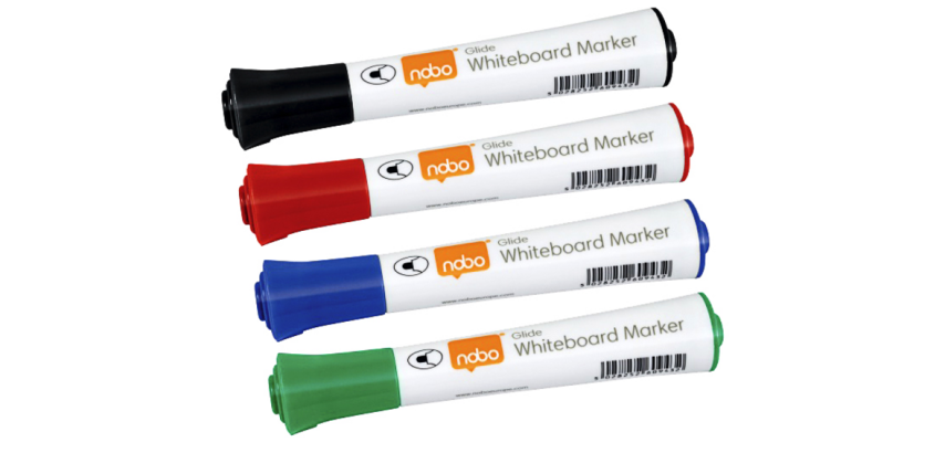 Nobo Whiteboard-Marker Glide Keil 2mm sortiert 10 Stück