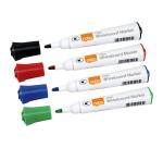 Whiteboardmarker Nobo Glide rond assorti 2mm 10st