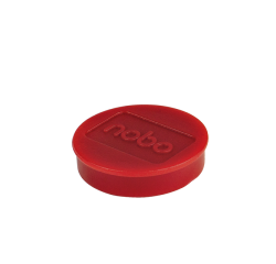 Aimant Nobo 32mm rouge 10 pièces