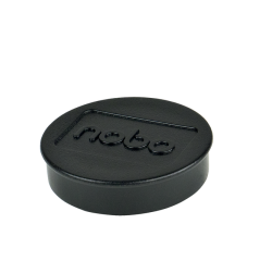 Aimant Nobo 38mm noir 10 pièces