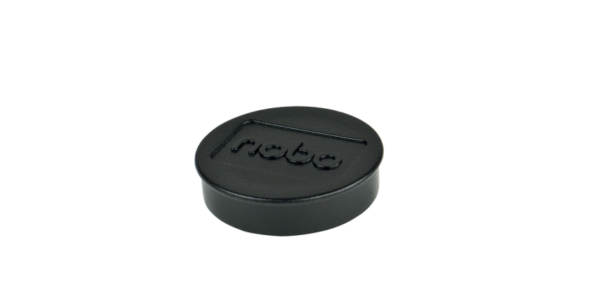 Magneet Nobo 38mm zwart 10 stuks