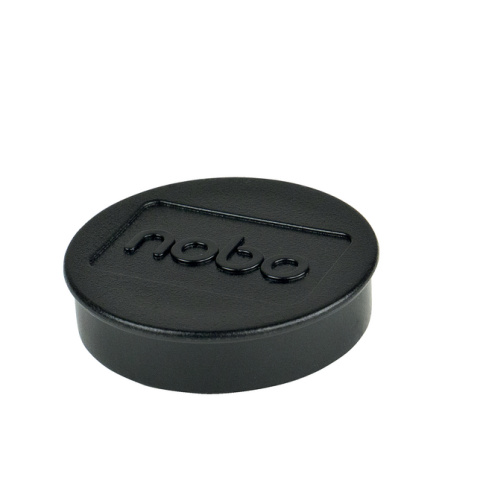 Aimant Nobo 38mm noir 10 pièces