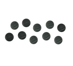 Magneet Nobo 38mm zwart 10 stuks