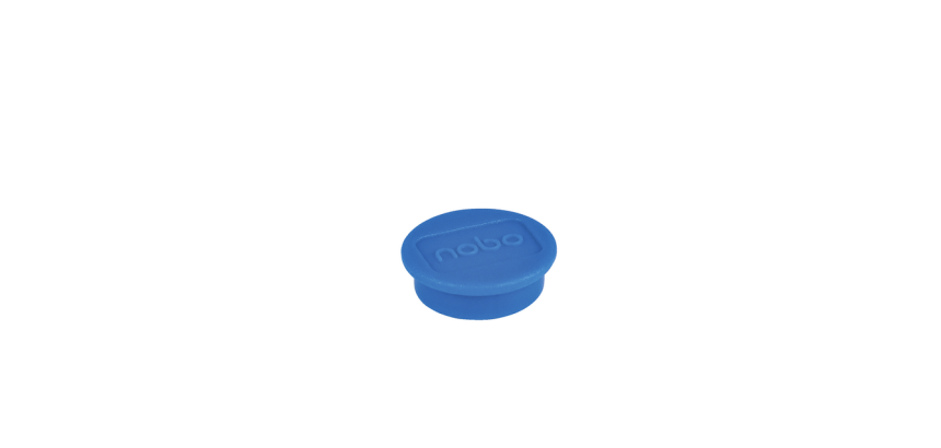Nobo Magnet 24mm Blue Pack of 10