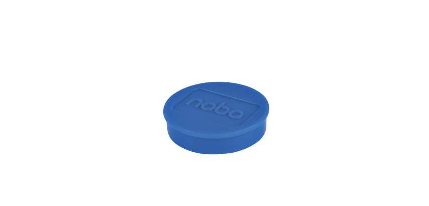 Nobo Magnet 32mm Blue Pack of 10