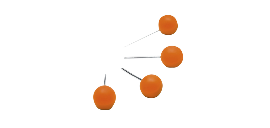 Punaises Nobo oranje 100 stuks