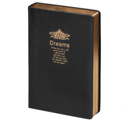 Carnet de notes Kalpa Dreams 214x145x40mm uni noir