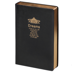 Carnet de notes Kalpa Dreams 214x145x40mm uni noir