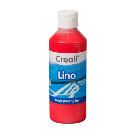 Peinture linoleum Creall rouge clair 250ml