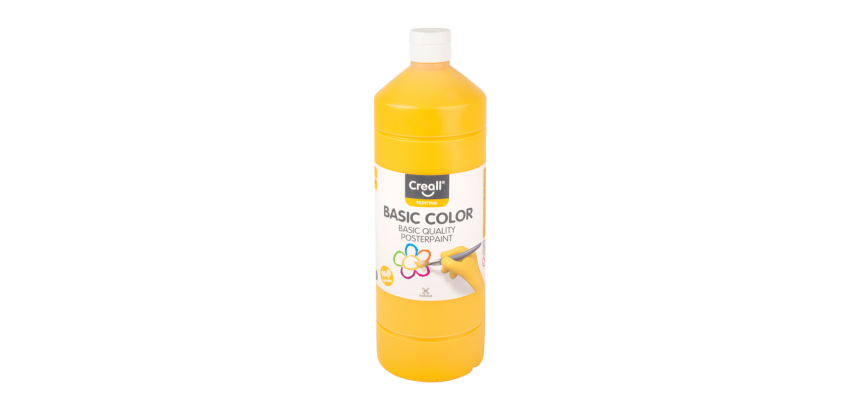 Dark Yellow Creall Basic Gouache 1000ml