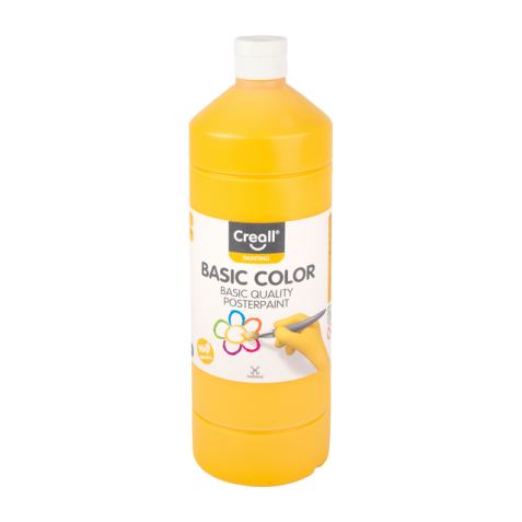 Gouache Creall Basic jaune foncé 1000ml