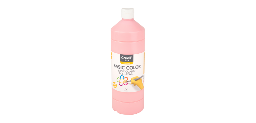 Plakkaatverf Creall basic roze 1000ml