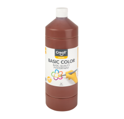Gouache Creall Basic brun foncé 1000ml