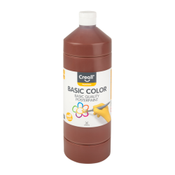 Gouache Creall Basic brun foncé 1000ml