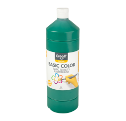 Gouache Creall Basic vert foncé 1000ml