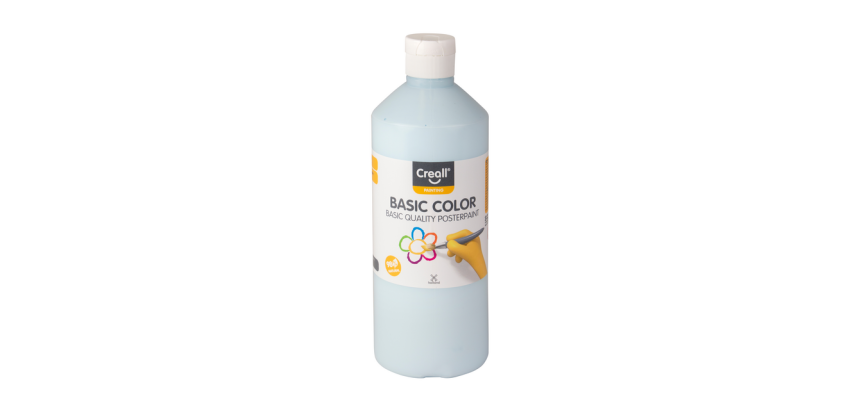 Gouache Creall Basic pastel bleu 500ml