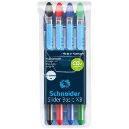 Balpen Schneider Slider Edge XB etui à 3+1 kleuren gratis