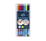 Stylo bille Schneider Slider Edge Extra Large étui de 6 couleurs
