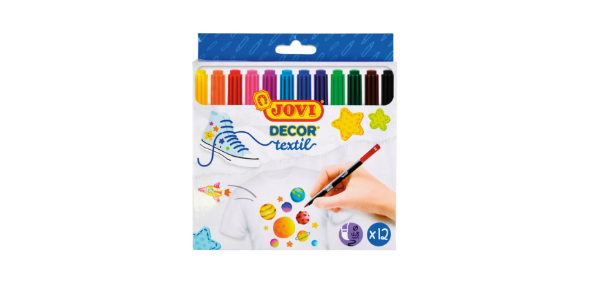Textilmarker Jovi Set mit 12 Farben