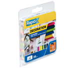 Lijmpatroon Rapid 7mm 5 kleuren assorti 36 stuks