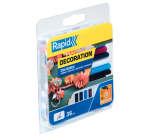 Lijmpatroon Rapid 7mm 5 kleuren assorti 36 stuks