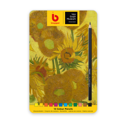 Crayon de couleur Bruynzeel Van Gogh Museum set 12 pièces assorti