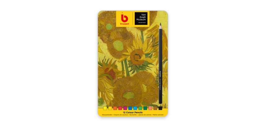 Kleurpotloden Bruynzeel Van Gogh Museum assorti blik à 12 stuks