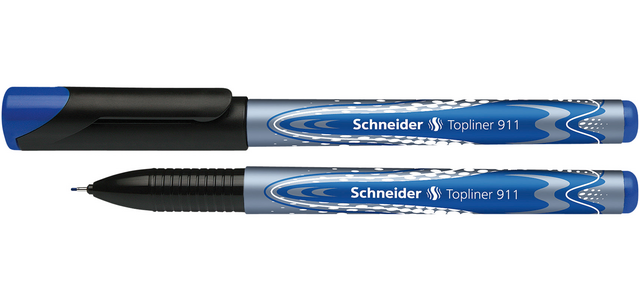 Fineliner Schneider Topliner 911 0.4mm blauw