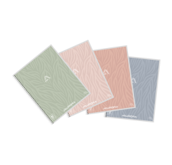 Cahier Aurora A5 120 pages 80g spirale ligné assorti