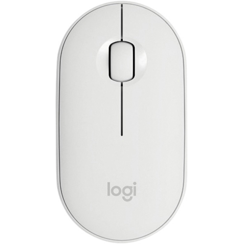 Souris Logitech Pebble M350 sans fil blanc