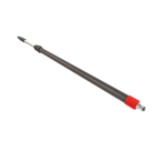 Telescopic handle Vikan with Gardena water flow 100-160cm