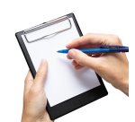 MAUL clipboard A6 portrait PVC for cash register pad black