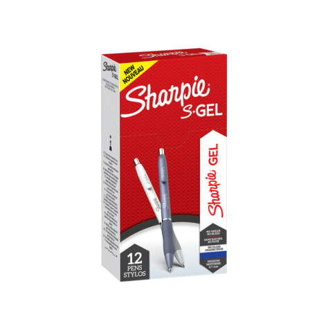 Stylo gel Sharpie Fashion assorti encre bleue