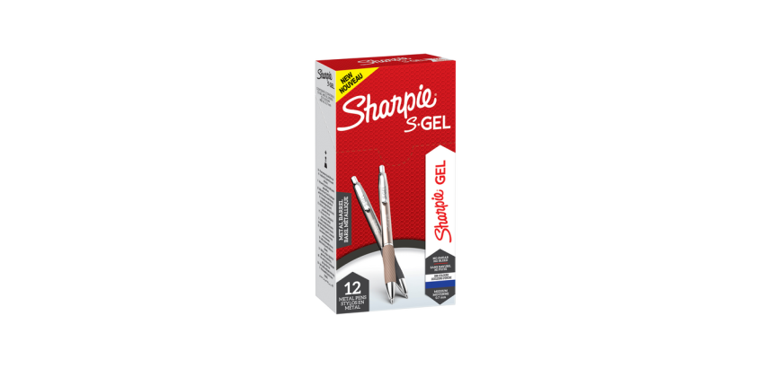 Stylo gel Sharpie Metal assorti encre bleue