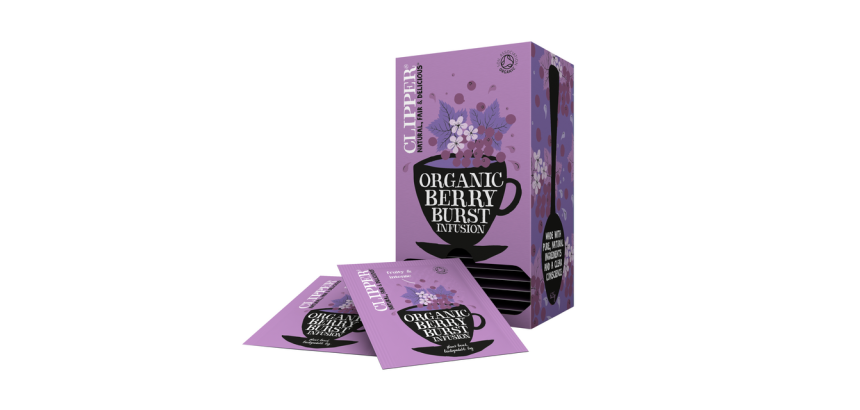 Thee Clipper infusion berry burst bio 25 zakjes