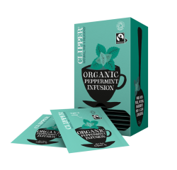Infusion Clipper Fairtrade menthe poivrée bio 25 sachets