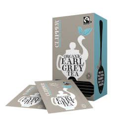 Thé Clipper Fairtrade earl grey Bio 25 sachets