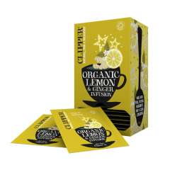 Thee Clipper infusion lemon and ginger bio 25 zakjes
