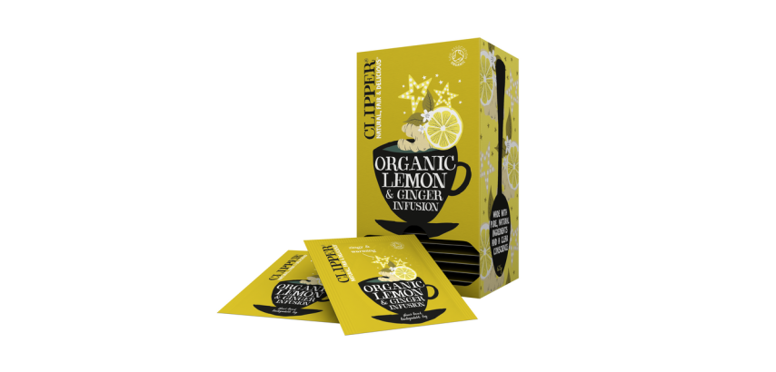 Organic Clipper Lemon and Ginger Infusion 25 bags