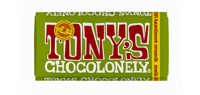 Chocolat Tonys Chocolonely Lait noisette crunch 180g