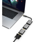 Adaptateur Hama VIdeo 6-en-1 aluminium