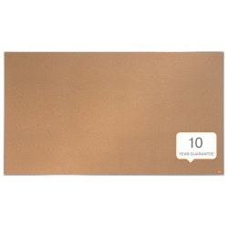 En_tablero de anuncios nobo impression pro corcho formato panoramico 55\" 1220x690 mm