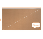 Tableau d'affichage Nobo Impression Pro Widescreen 89x50cm liège