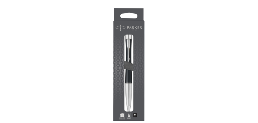 Stylo bille Parker Urban Muted Black Twist CT Medium blister