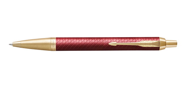 Parker IM Premium Deep Red GT Medium Ballpoint Pen Blister