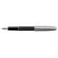 Vulpen Parker Sonnet Sand Blasted Metal & Black Lacquer medium